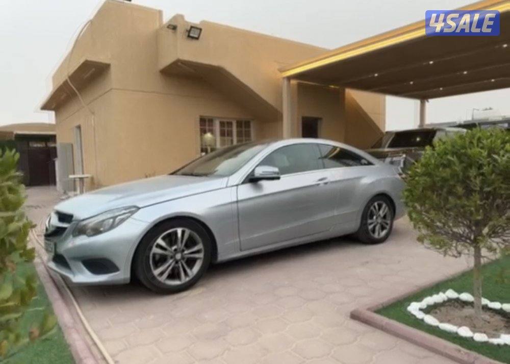 مرسيدس es250 كوبي سيلفر موديل 2014 ماشي 190 الف نظيفه السياره2