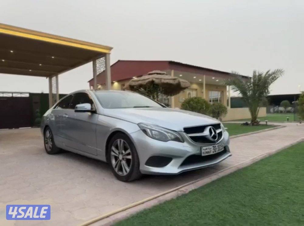 مرسيدس es250 كوبي سيلفر موديل 2014 ماشي 190 الف نظيفه السياره4