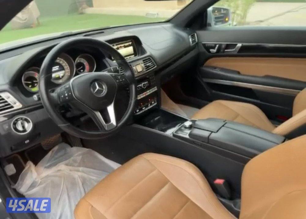 مرسيدس es250 كوبي سيلفر موديل 2014 ماشي 190 الف نظيفه السياره6