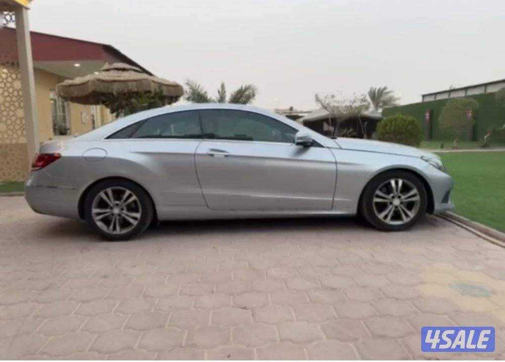 مرسيدس es250 كوبي سيلفر موديل 2014 ماشي 190 الف نظيفه السياره9