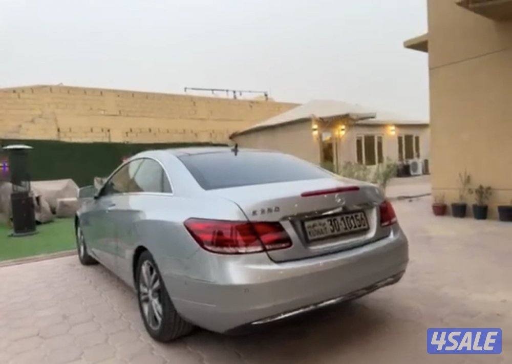 مرسيدس es250 كوبي سيلفر موديل 2014 ماشي 190 الف نظيفه السياره13