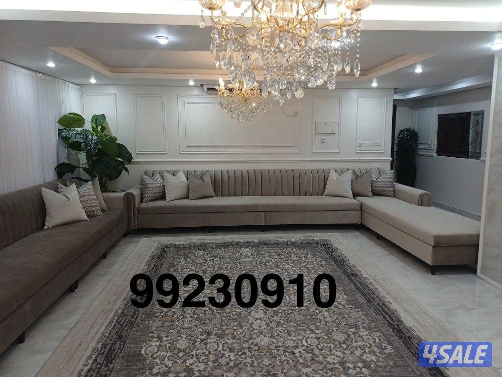 تنجيد وتفصيل كنب ديوانيات ومساند وجلسات وكل الستاير0