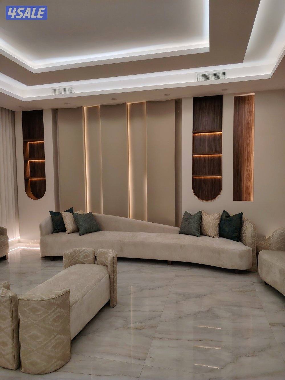 اصباغ وديكورات قواطع جبس ورق جدران باركيه6