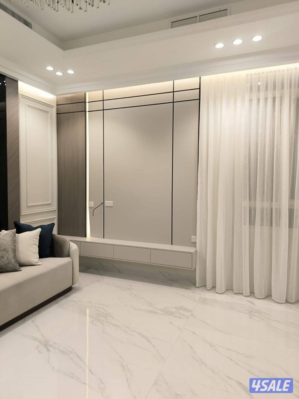 اصباغ وديكورات قواطع جبس ورق جدران باركيه3