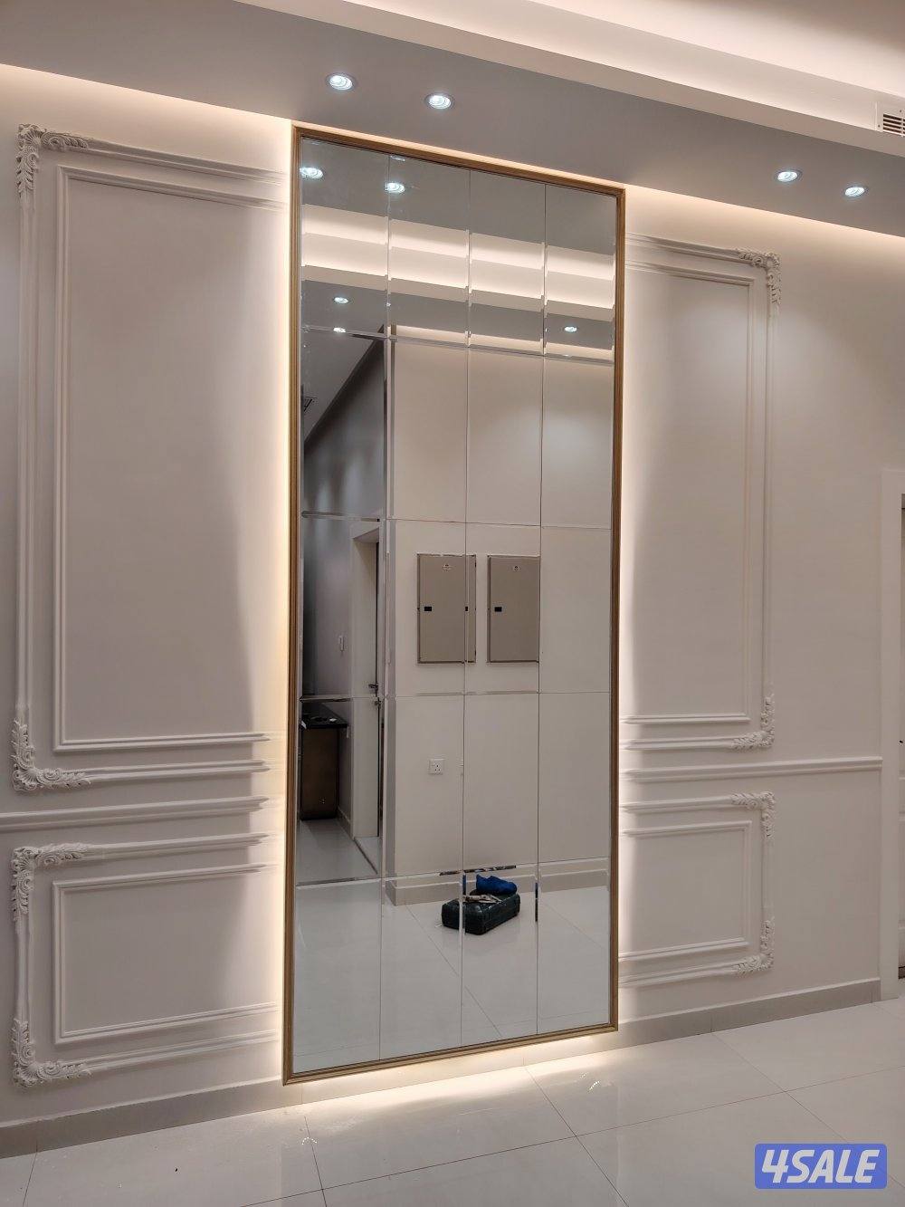 اصباغ وديكورات قواطع جبس ورق جدران باركيه8