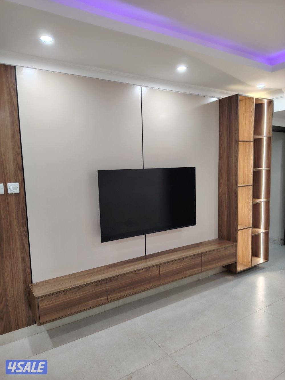 اصباغ وديكورات قواطع جبس ورق جدران باركيه10