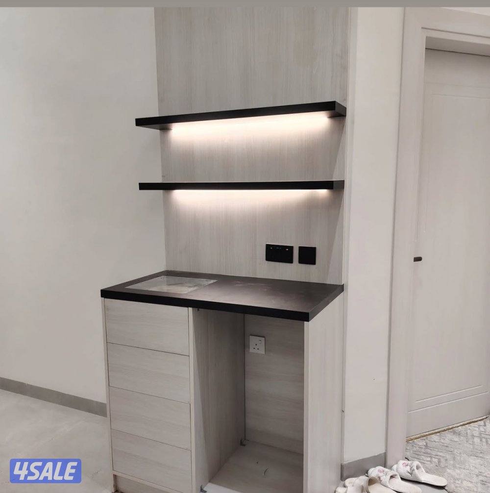 اصباغ وديكورات قواطع جبس ورق جدران باركيه11