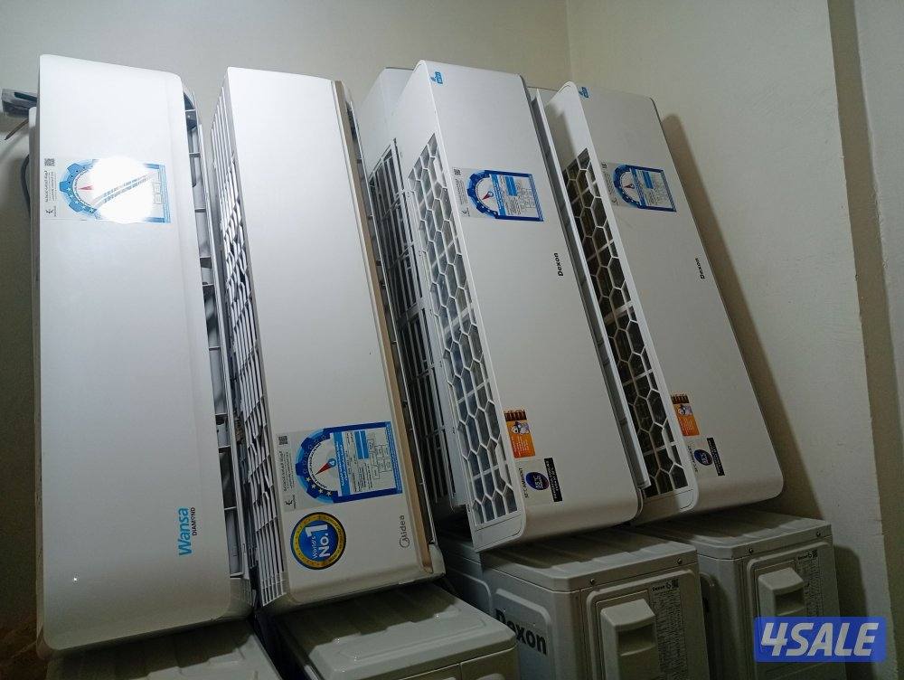 للبيع جميع وحدات التكييف المستعملة مع التركيب والتوصيل والكفالة9