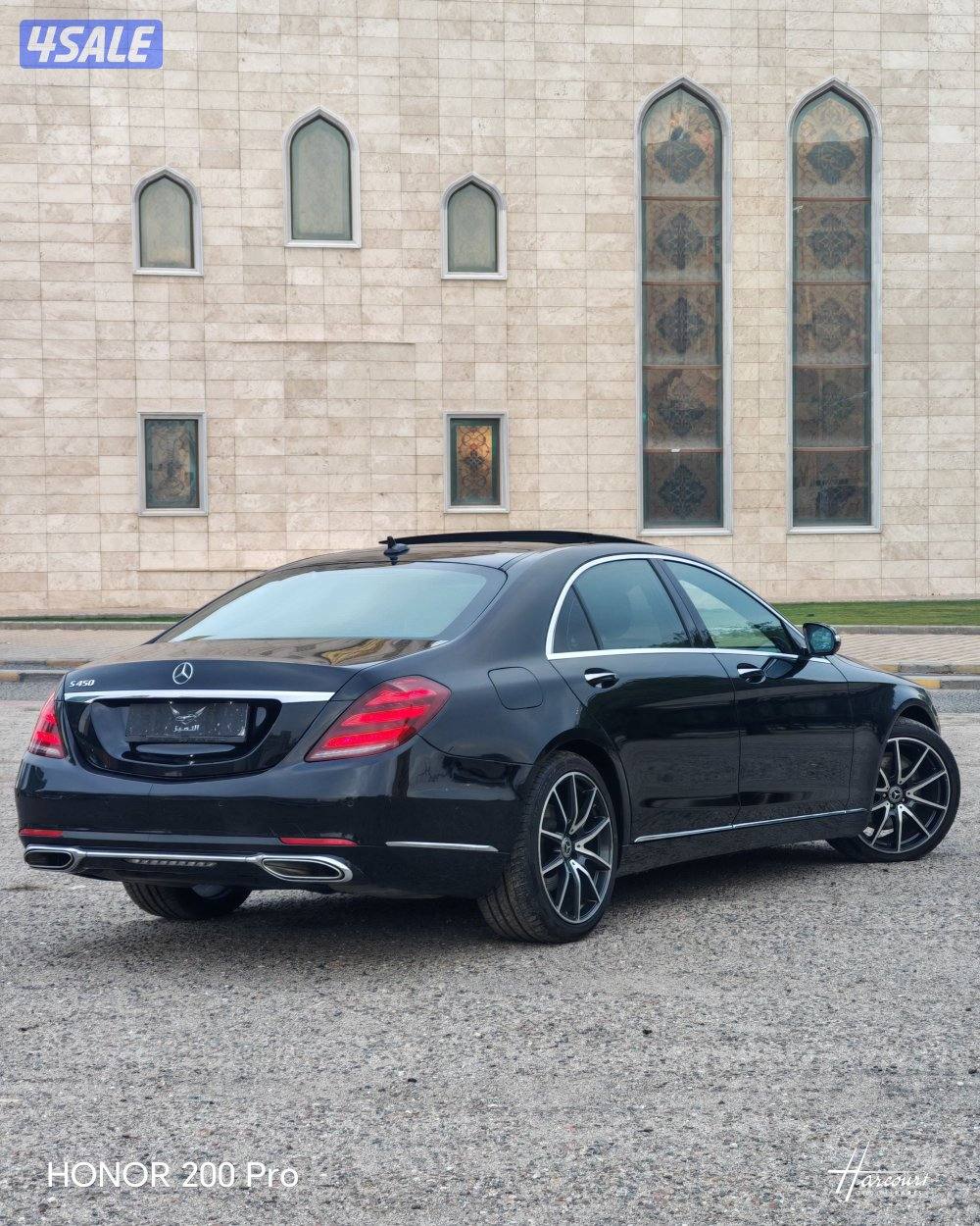 S450 موديل ٢٠١٩ وارد الوكالة شرط اسود ملكي1