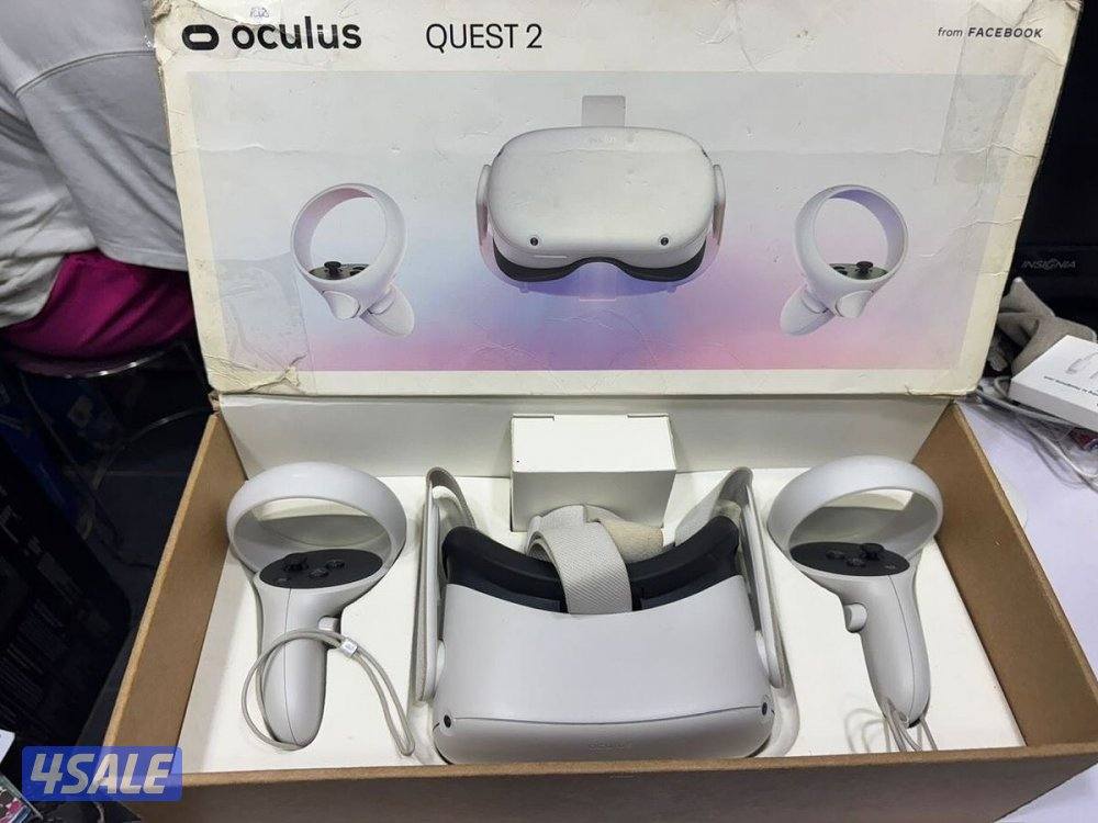 Meta quest 2 128 GB آخو الجديد و مهكر عليه ألعاب0