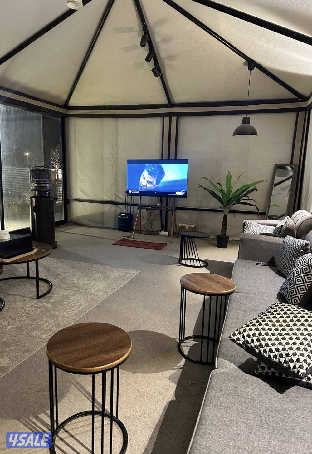 مخيم ليل وقمره ( ام الهيمان ) ⛺️✨4