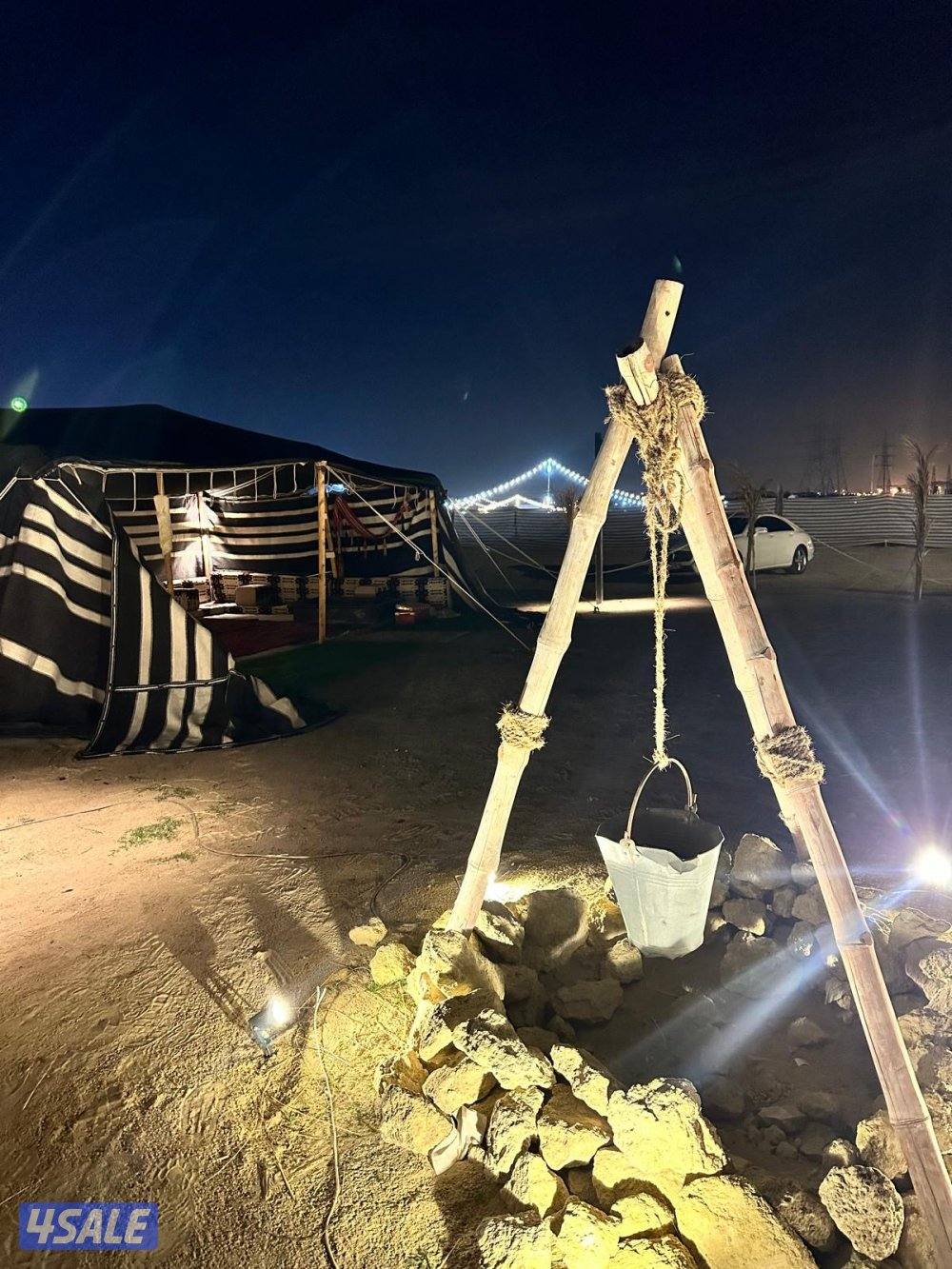 مخيم ليل وقمره ( ام الهيمان ) ⛺️✨9