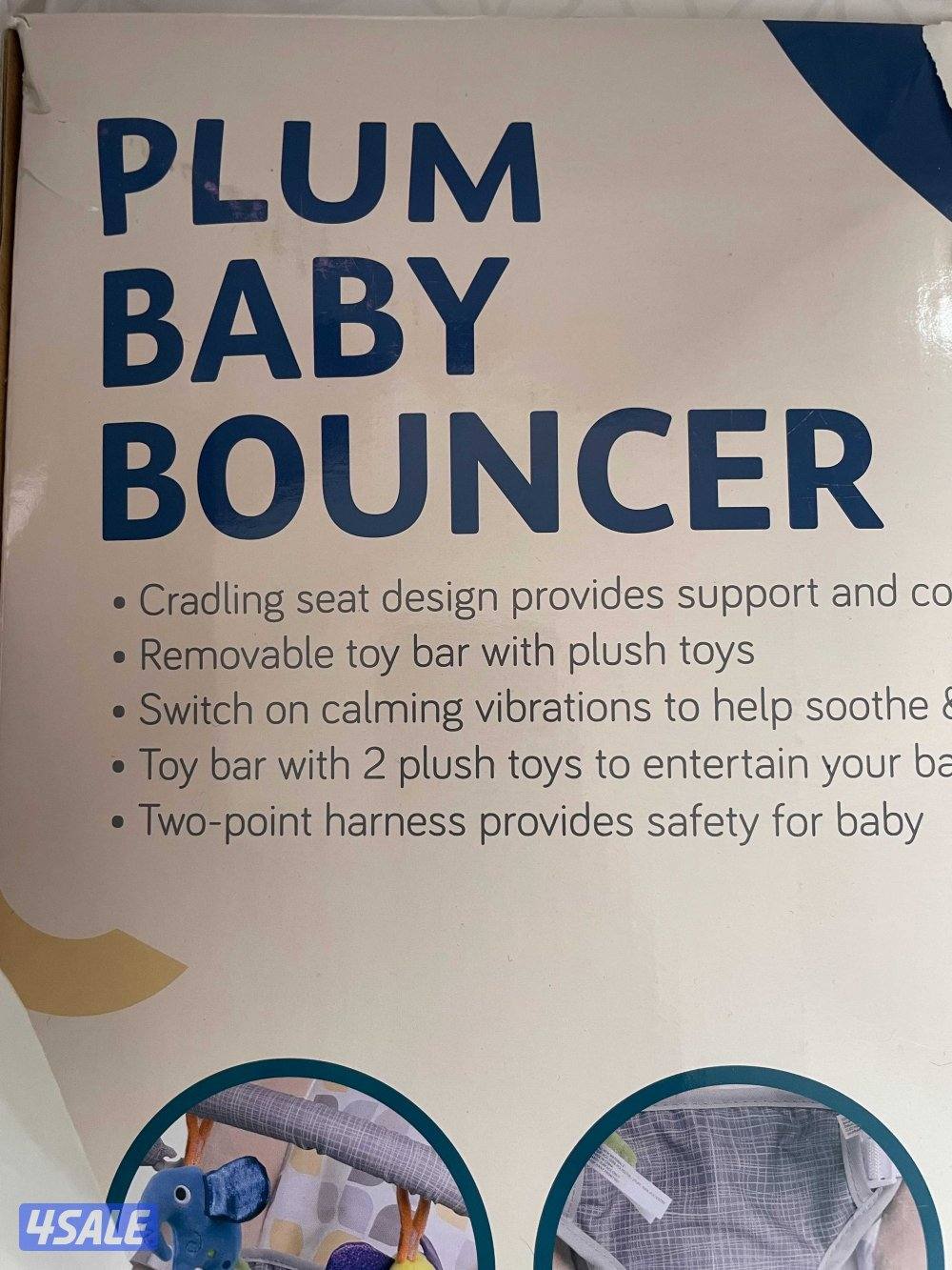 Juniors Plum Baby Bouncer – Brand New3