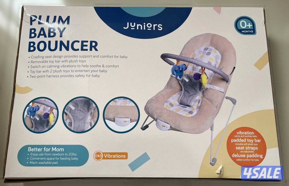 Juniors Plum Baby Bouncer – Brand New4