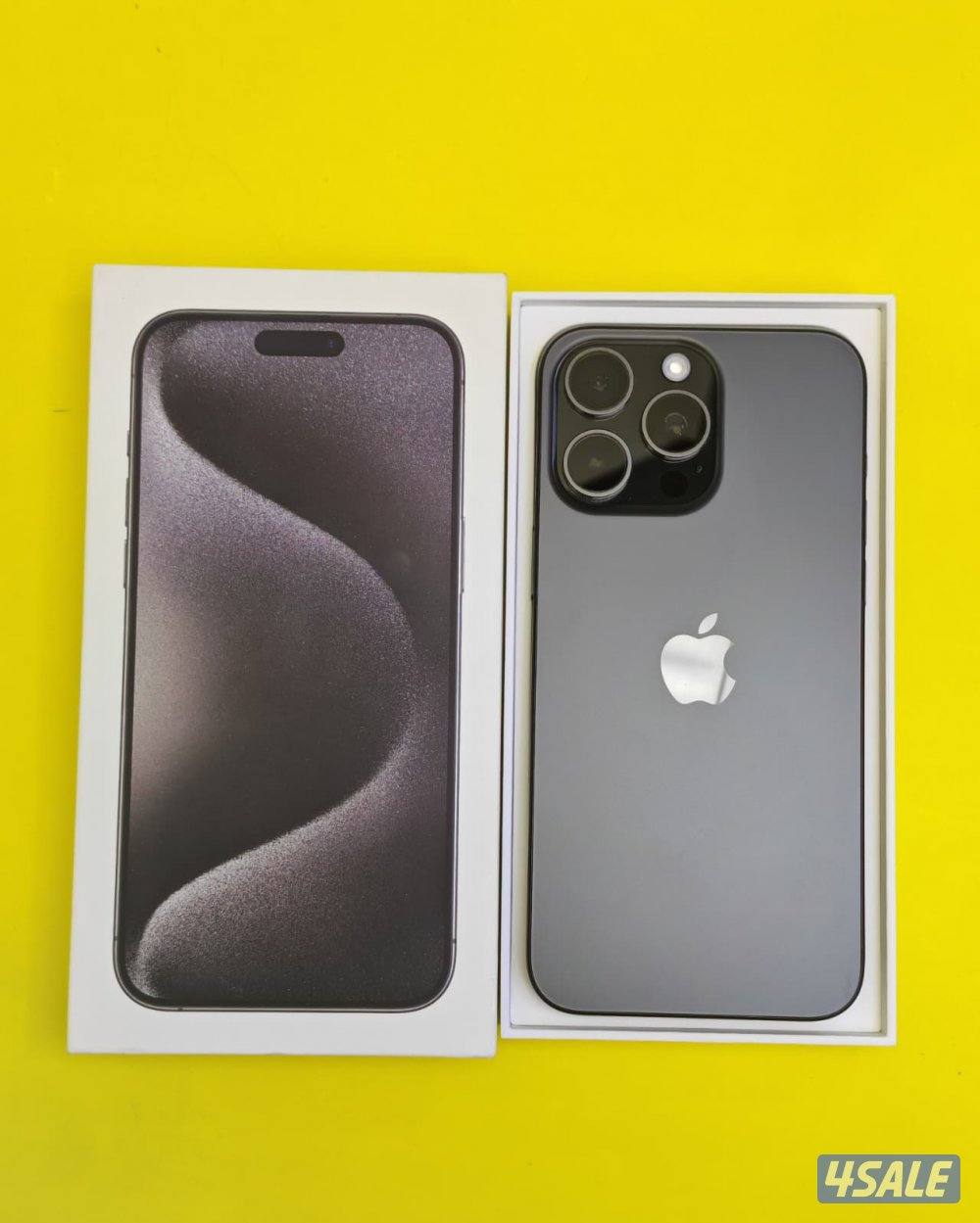 iPhone 15 Pro Max 1TB Black – 100% ايفون 15 برو ماكس0