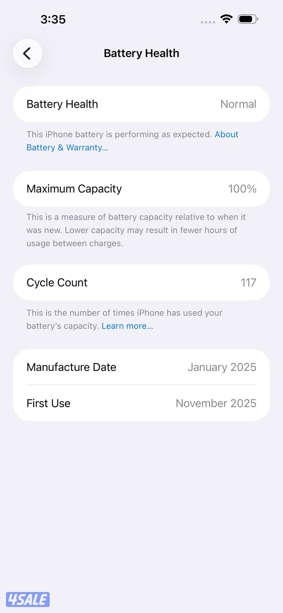 iPhone 15 Pro Max 1TB Black – 100% ايفون 15 برو ماكس3