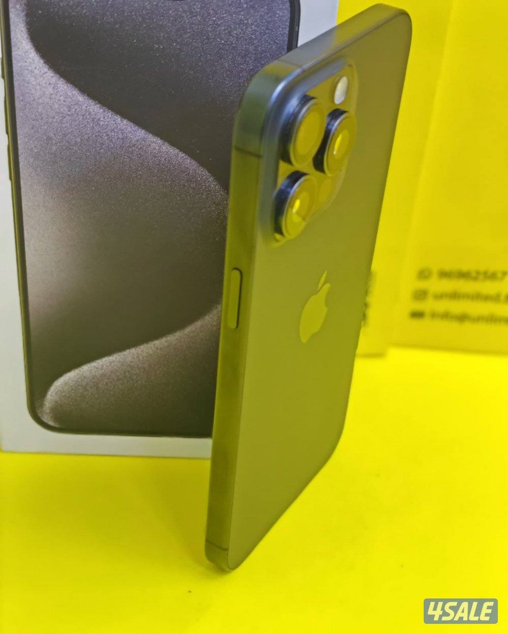 iPhone 15 Pro Max 1TB Black – 100% ايفون 15 برو ماكس5