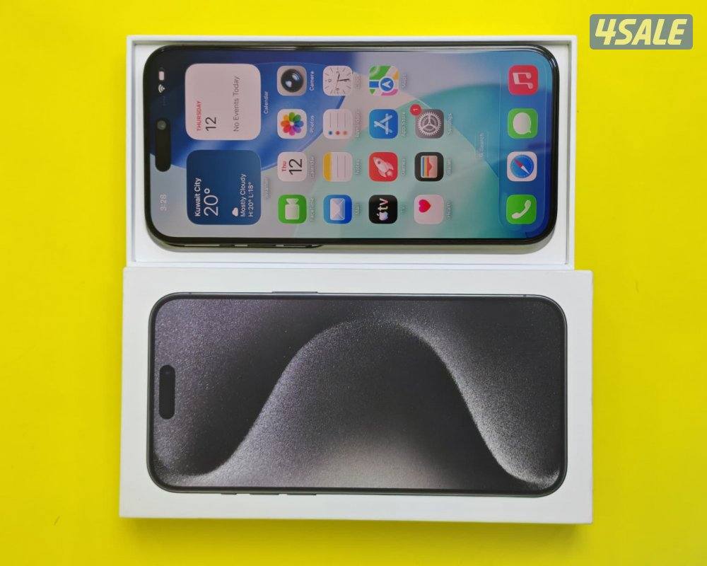 iPhone 15 Pro Max 1TB Black – 100% ايفون 15 برو ماكس10