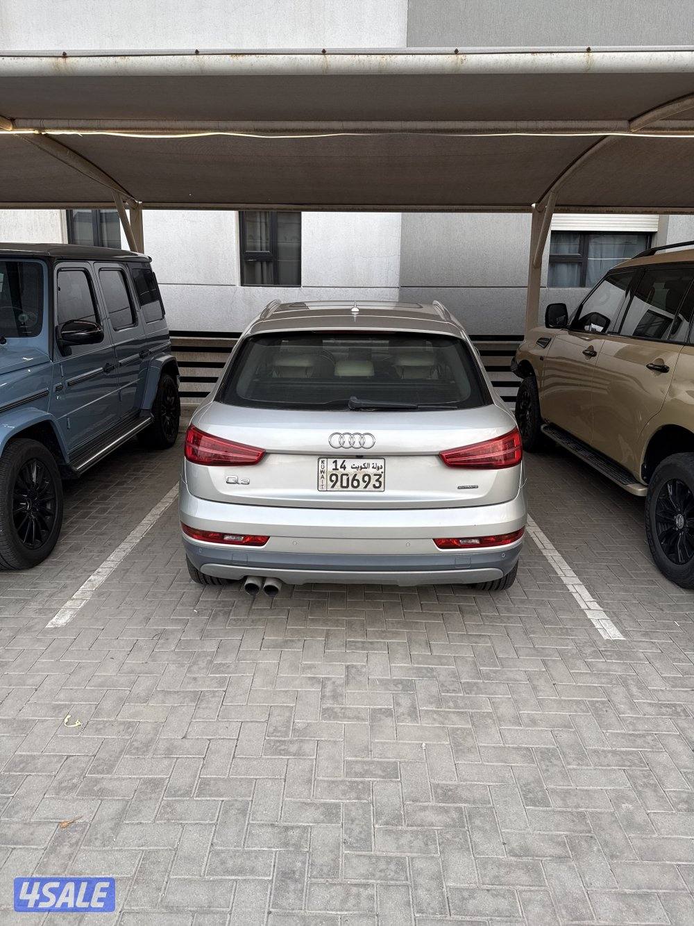 للبيع اودي Q3 كواترو موديل 2016 عليها مكينة 2021 ماشية 81 الف4