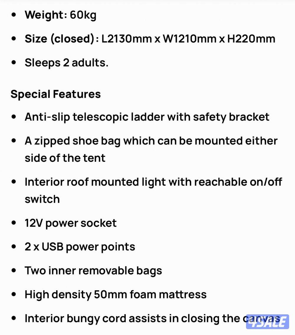 للبيع خيمة نوع quick pitch aero2