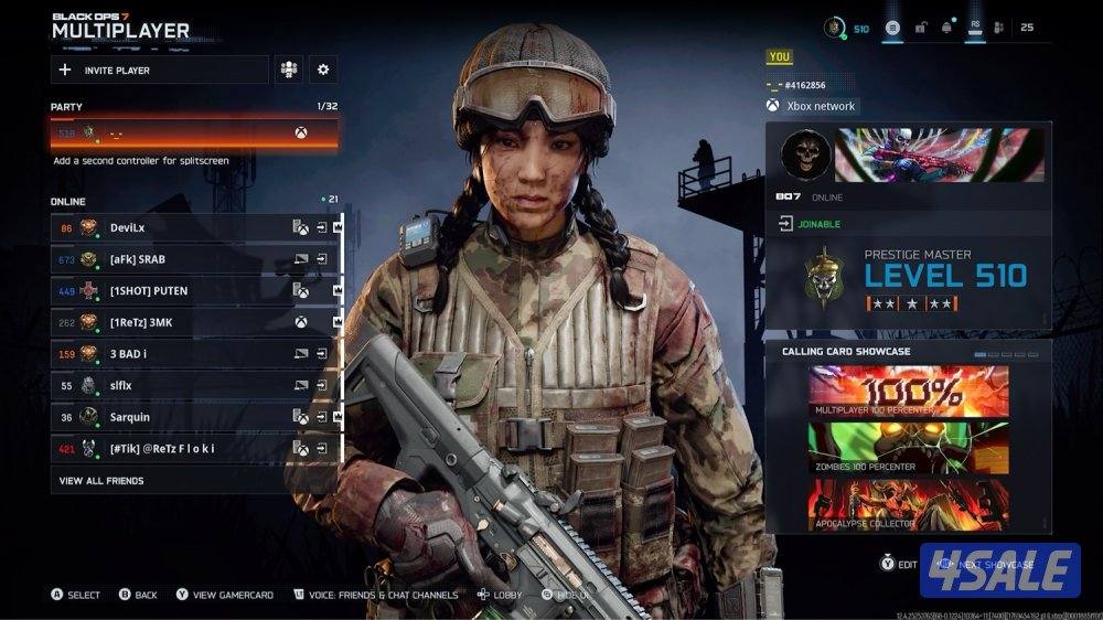 حساب بلاك أوبس 7  فاتح كولن كارد ميه متلي و زومبي فاتح كل الالوان6