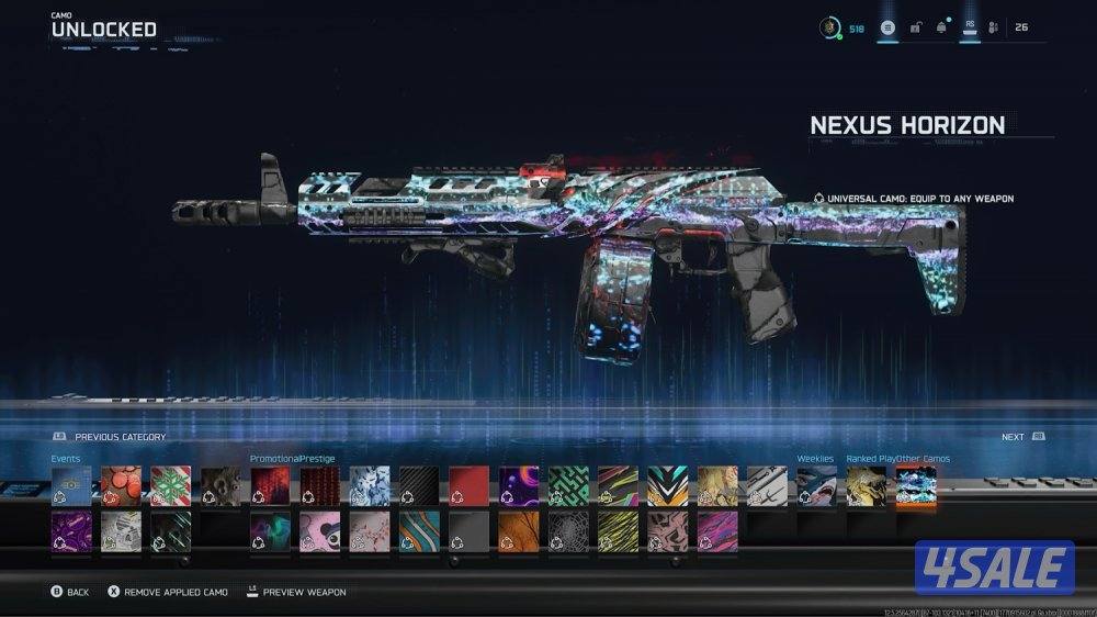 بلاك اوبس 7 فاتح لون ملتي بلاير و زومبي و اند قيم و وارزون6