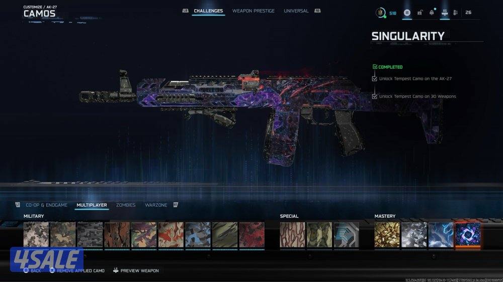 بلاك أوبس 7 فاتح كل الالوآن و كاولن كارد ميه متلي و زومبي0