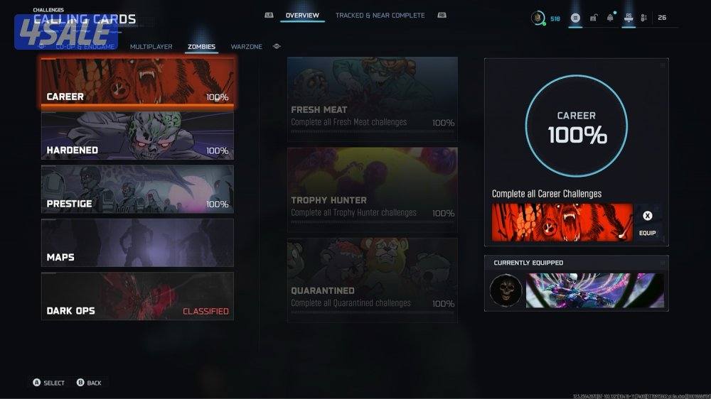 بلاك أوبس 7 فاتح كل الالوآن و كاولن كارد ميه متلي و زومبي5