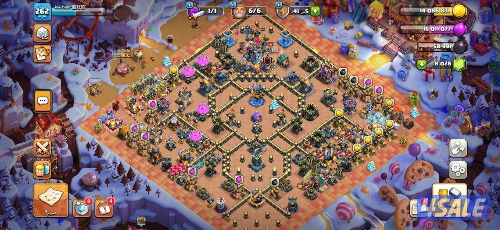 للبيع حساب كلاش اوف كلانس من النوادر0