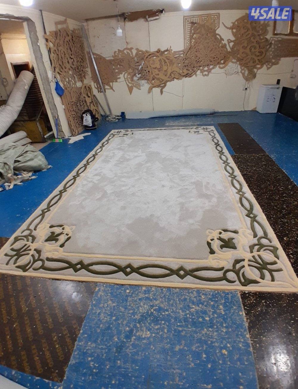 تفصال مساند ظهر + فرش سجاد حسب الطلب يوجد جميع الالوان + حفر يدوي6