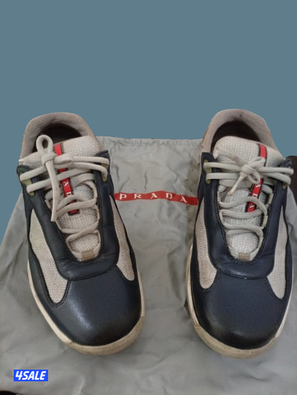 Prada America’s Cup Shoes EU 43 | Navy & Grey | Dust Bag Included.0
