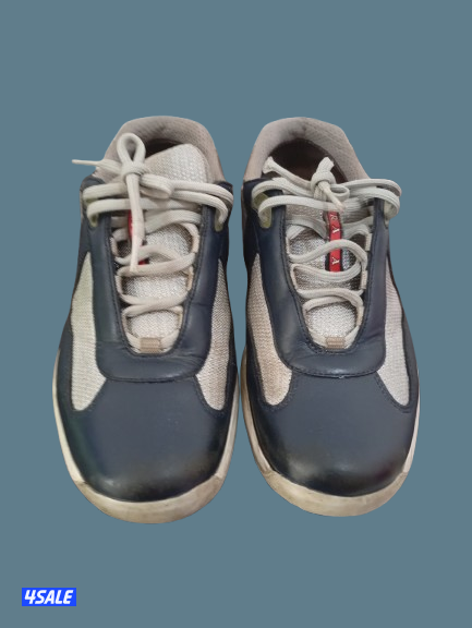 Prada America’s Cup Shoes EU 43 | Navy & Grey | Dust Bag Included.2