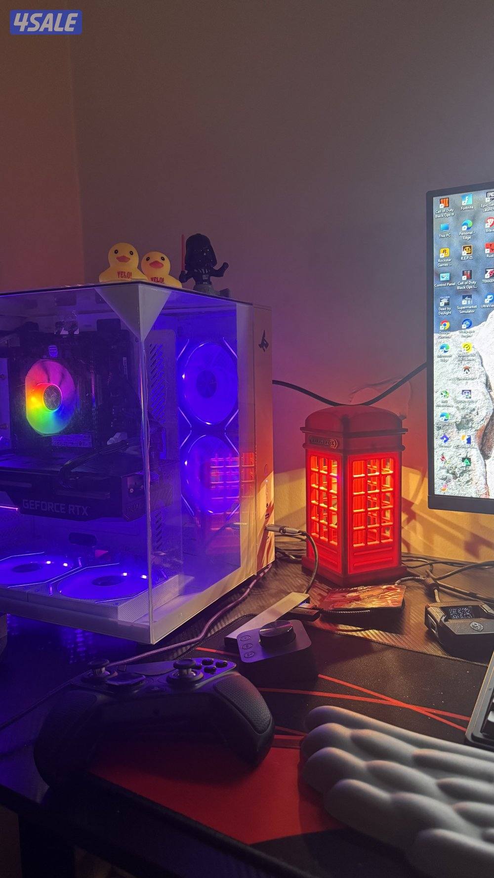 بي سي بروحه 3060ti RTX /i5-1440f /16GB باقي المعلومات تحت 3 مخازن 2ssd4