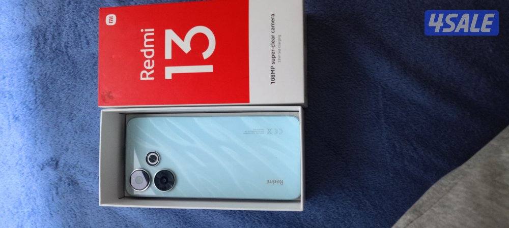 هاتف ريدمي 13 مساحه 256 جيجا و 8 رام باللون المحيط الازرق بدون اي كسور1