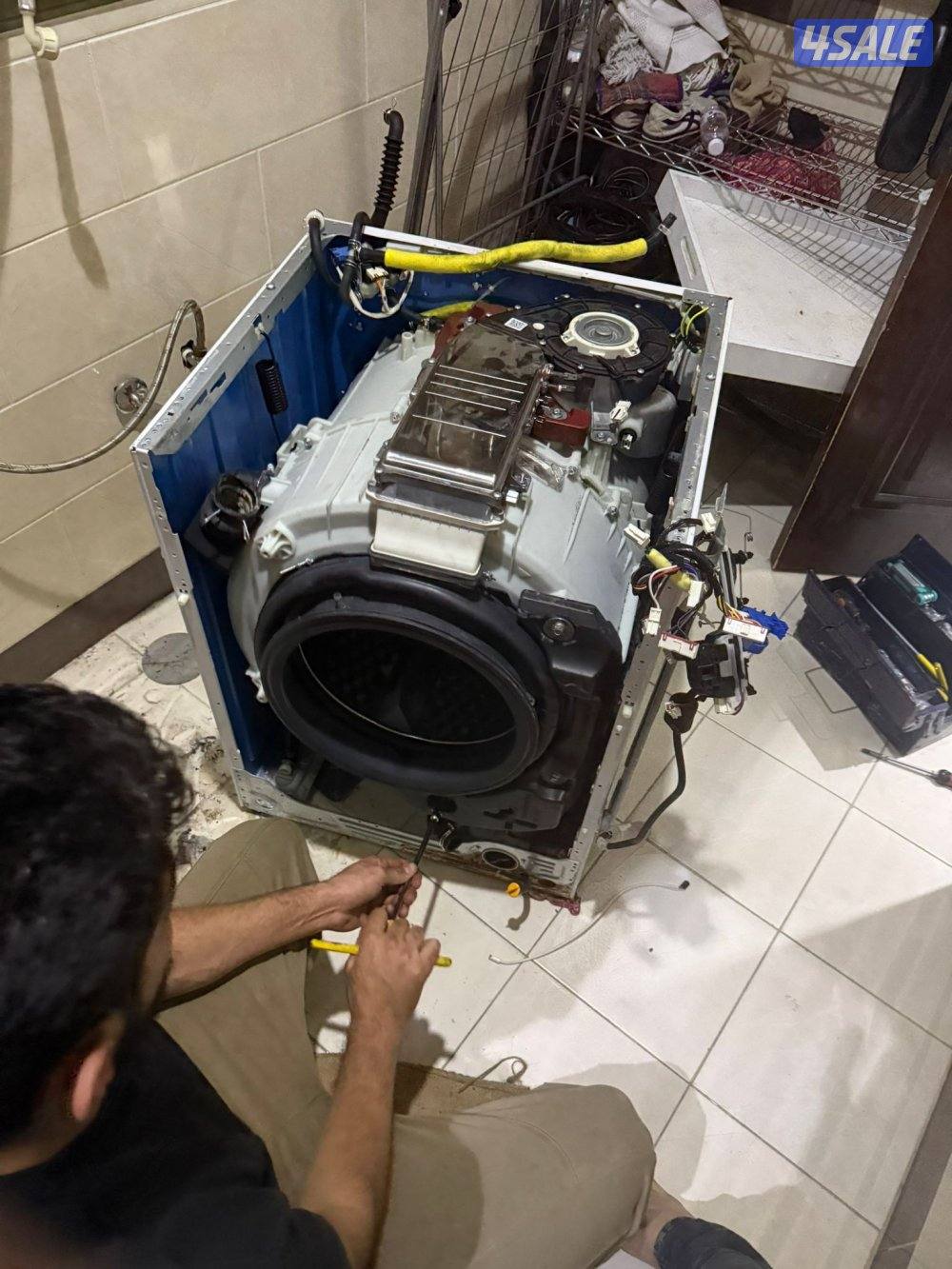 تصليح غسالات تماتيك وعادي وطباخات كهربائي وعادي0