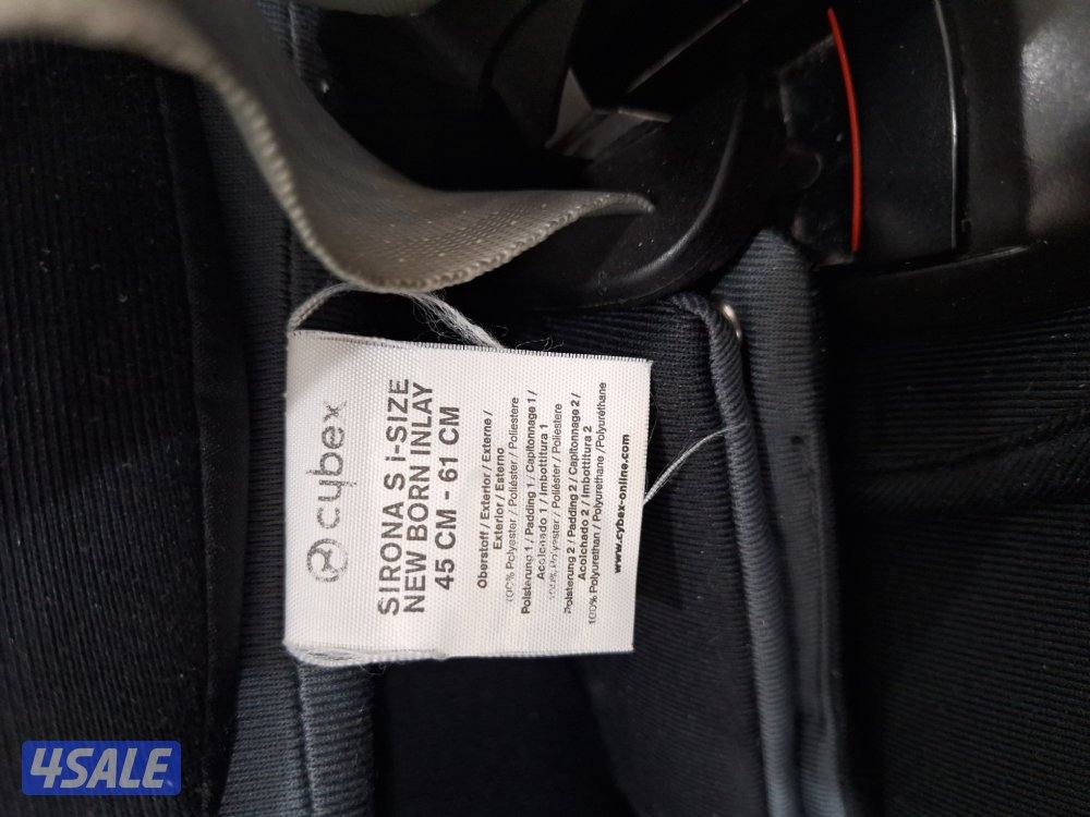 كرسي سيارة Cybex Sirona i-Size دوار 360° نظيف جداً + ISOFIX2