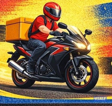 Motorcycle Delivery Riders0