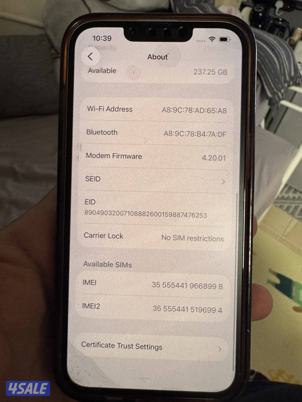 iPhone 14 256GB purple ايفون 14 بنفسجي - ـ6