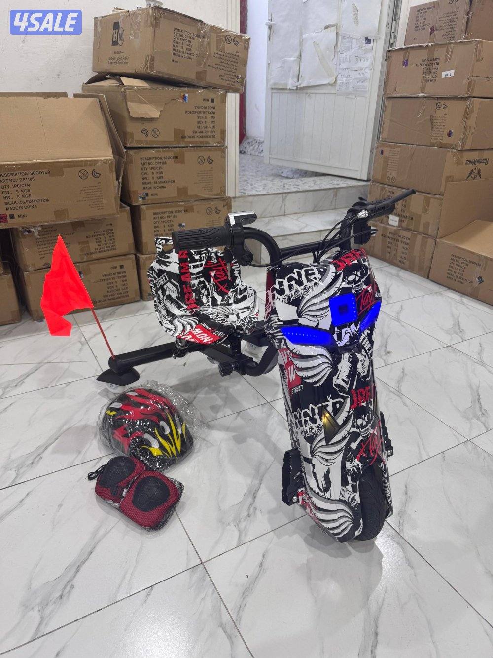 سكوتر درفت شحن 36 فولت الموديل الجديد 2026 كامل المواصفات والملحقات0