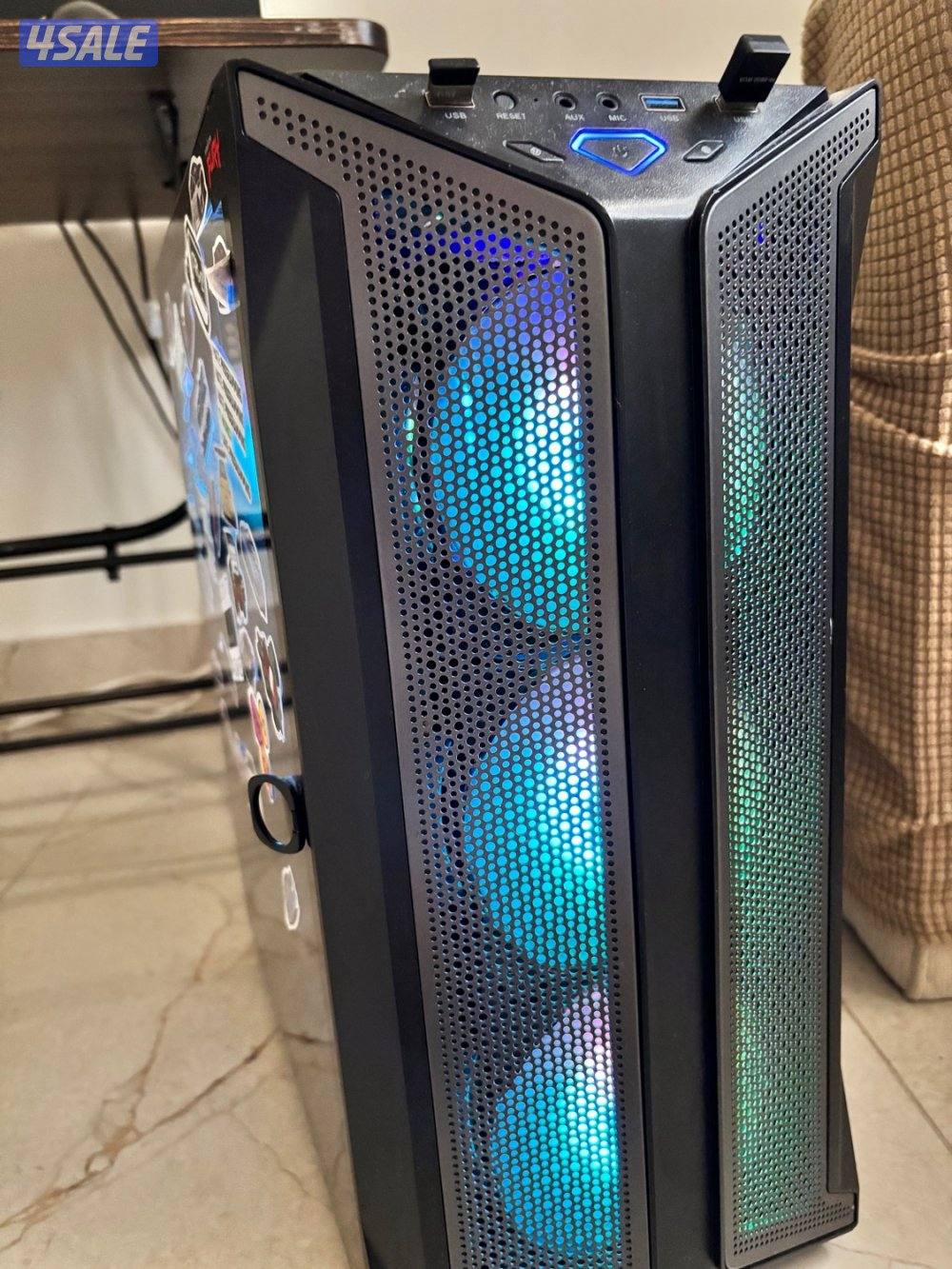 للبيع بيسي قوي rtx3060 12gb&i513400f مع شاشة 165hz0