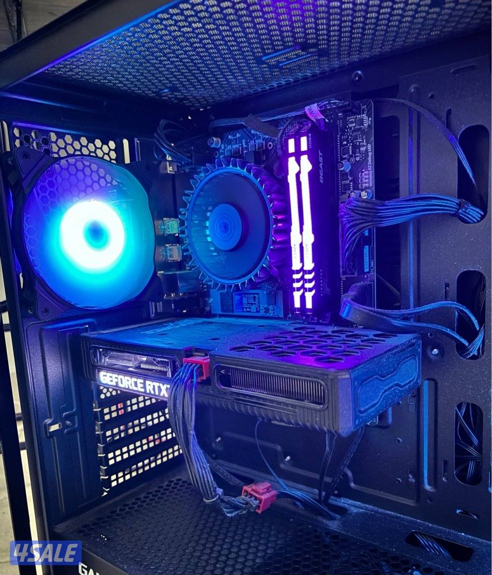 للبيع بيسي قوي rtx3060 12gb&i513400f مع شاشة 165hz2