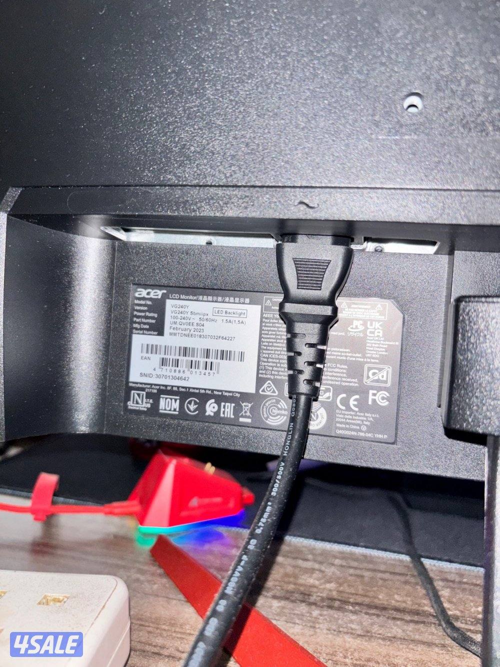 للبيع بيسي قوي rtx3060 12gb&i513400f مع شاشة 165hz5