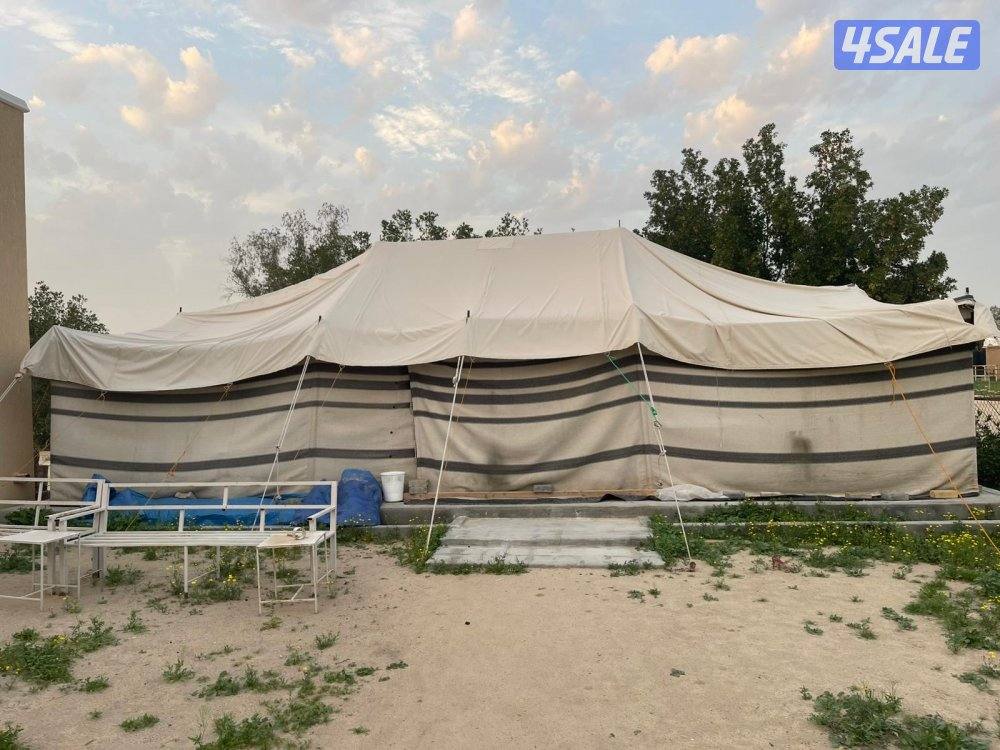 بيت شعر قياس 11x6مع أثاث وجار وطربال ومدخنه0