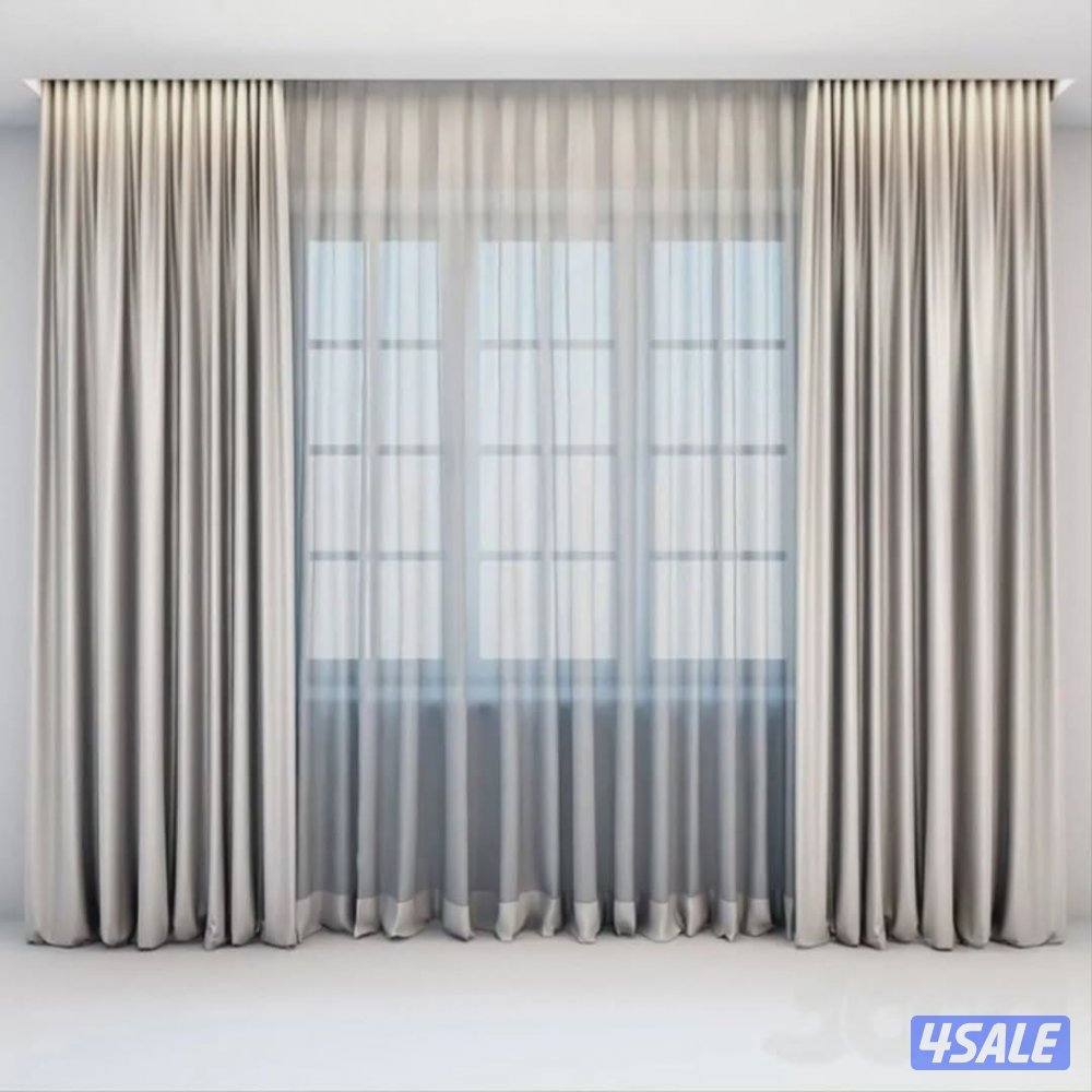 ستائر تفصال الينن الويفي الفندقي والرول وفك وتركيب جميع انوع الستائر4