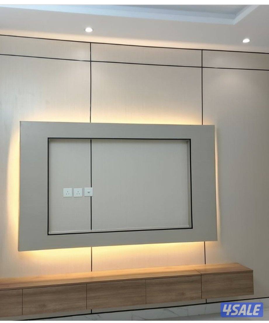 ديكور جبس بورد اسمنت بورد  بديل خشب بديل شيبورد  أصباغ10