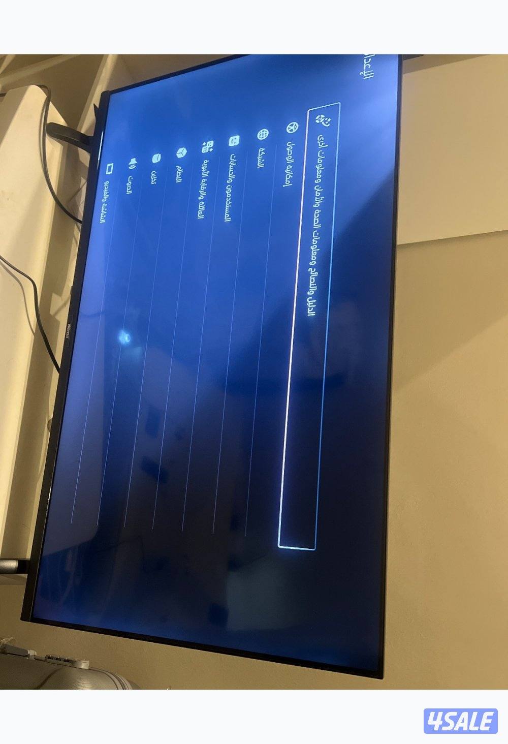 شاشه وبلايستيشن ويدتين للعلم الابدان اصليه والبليستيشن جديده0