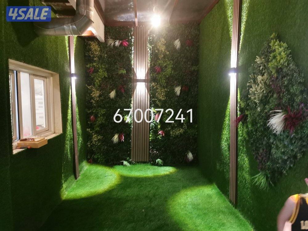 تنسيق حدائق تيل صناعي تيل طبيعي أسوار تركي بديل خشب ايناره9