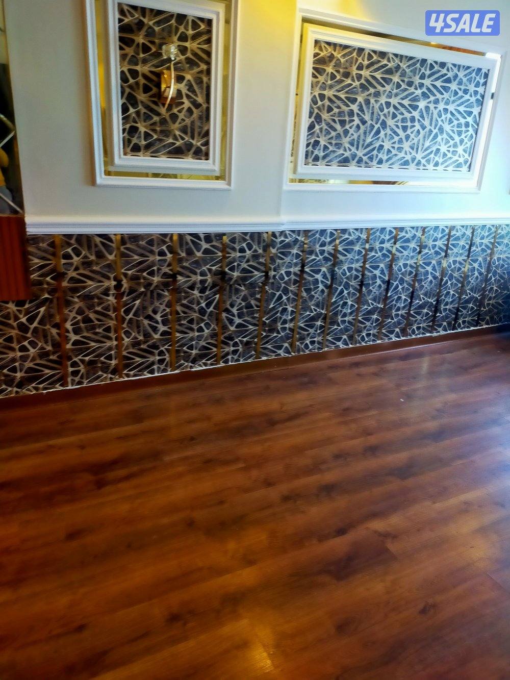 اصباغ وتركيب ورق جدران وتركيب باركيه خشب3