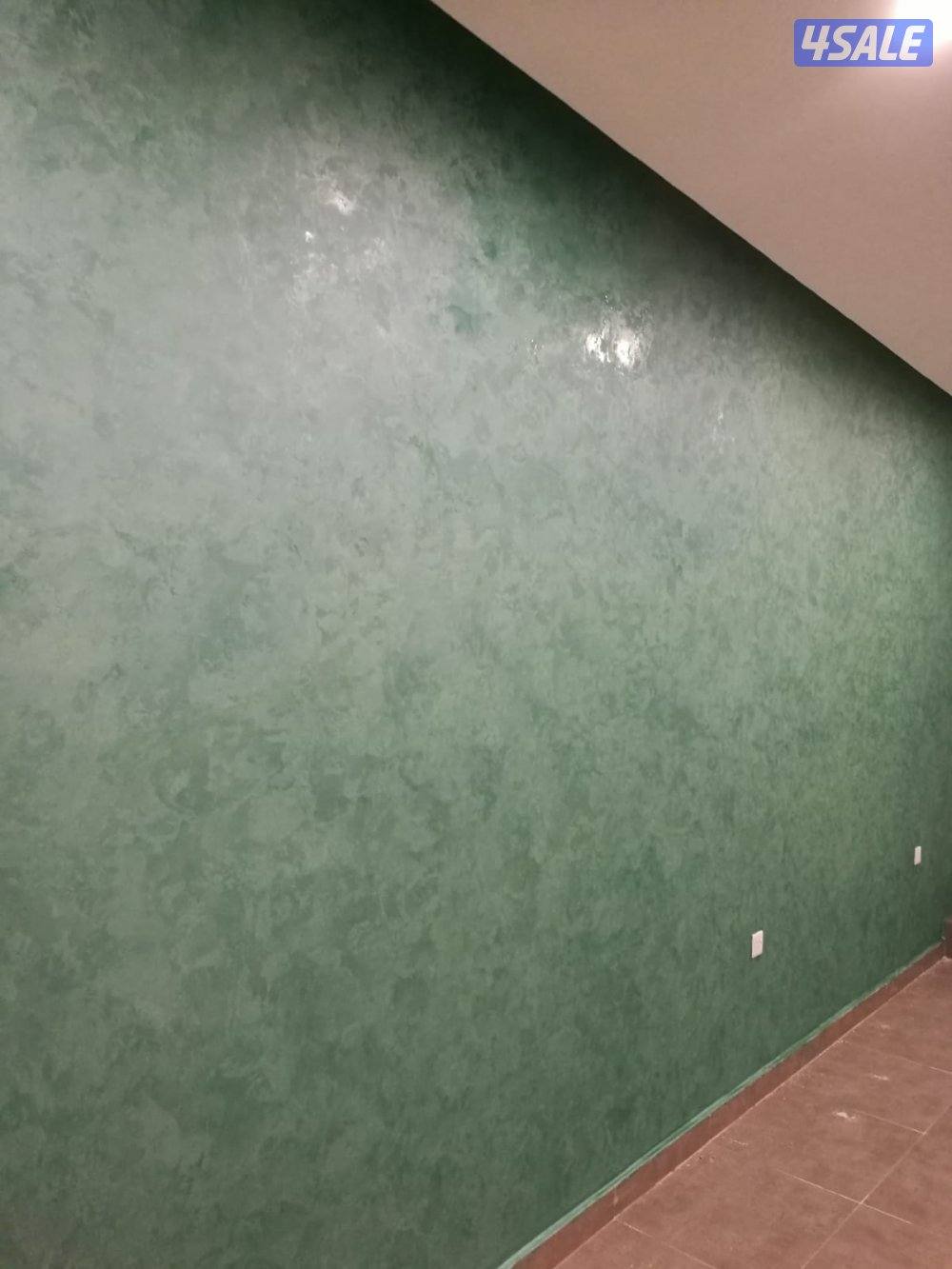 اصباغ وتركيب ورق جدران وتركيب باركيه خشب8