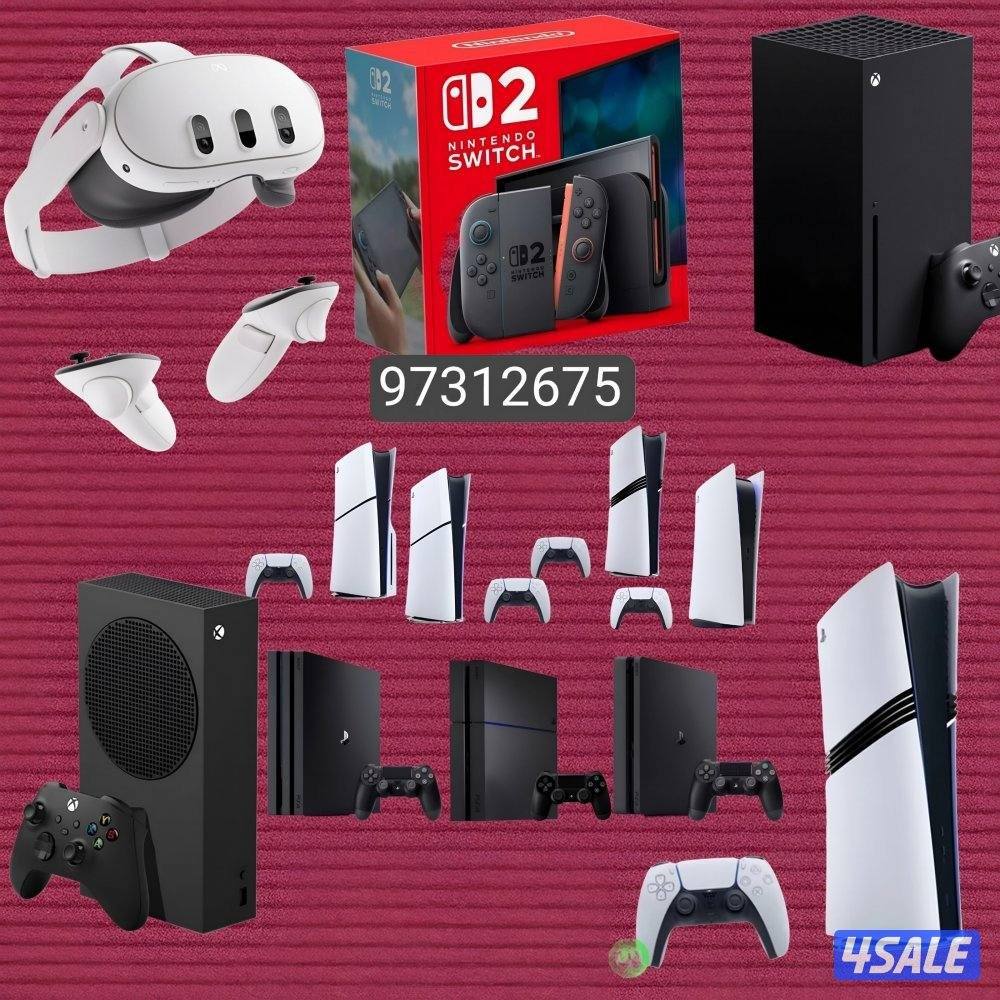 نشتري ونبيع البلاي ستيشن والنتندو سوتش والاكس بوكس مستعمل وجديد يوجد ت0